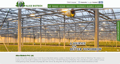 Desktop Screenshot of alicebiotech.com